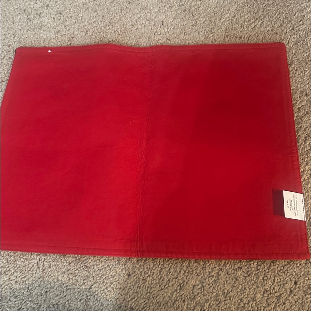 Festive Holiday Placemat assortment of 5- Red, Green, Burgundy, and Cream - Picture 11 of 12